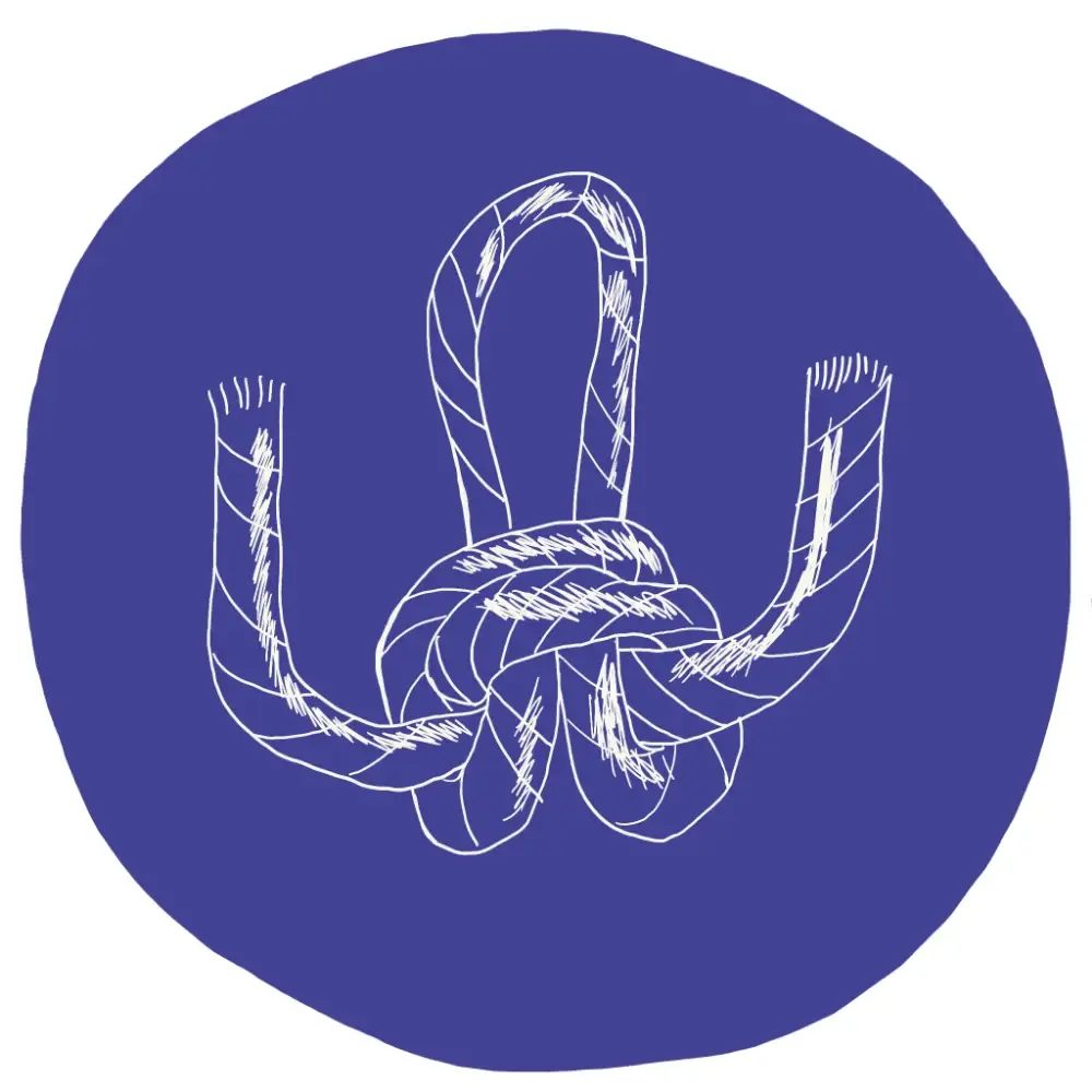 Illustration of a knotted rope